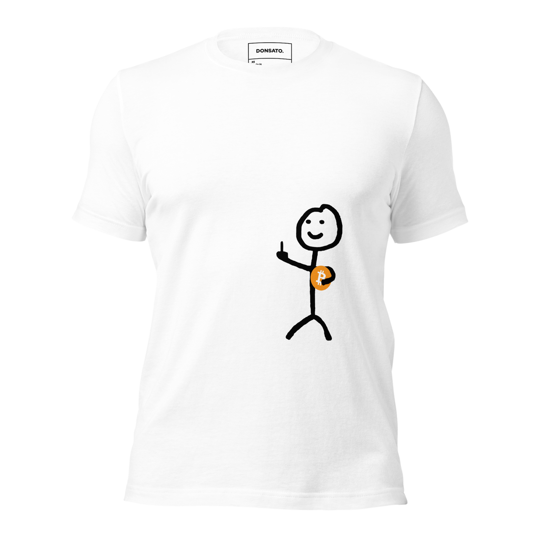 REBEL BITCOIN STICKMAN T-SHIRT