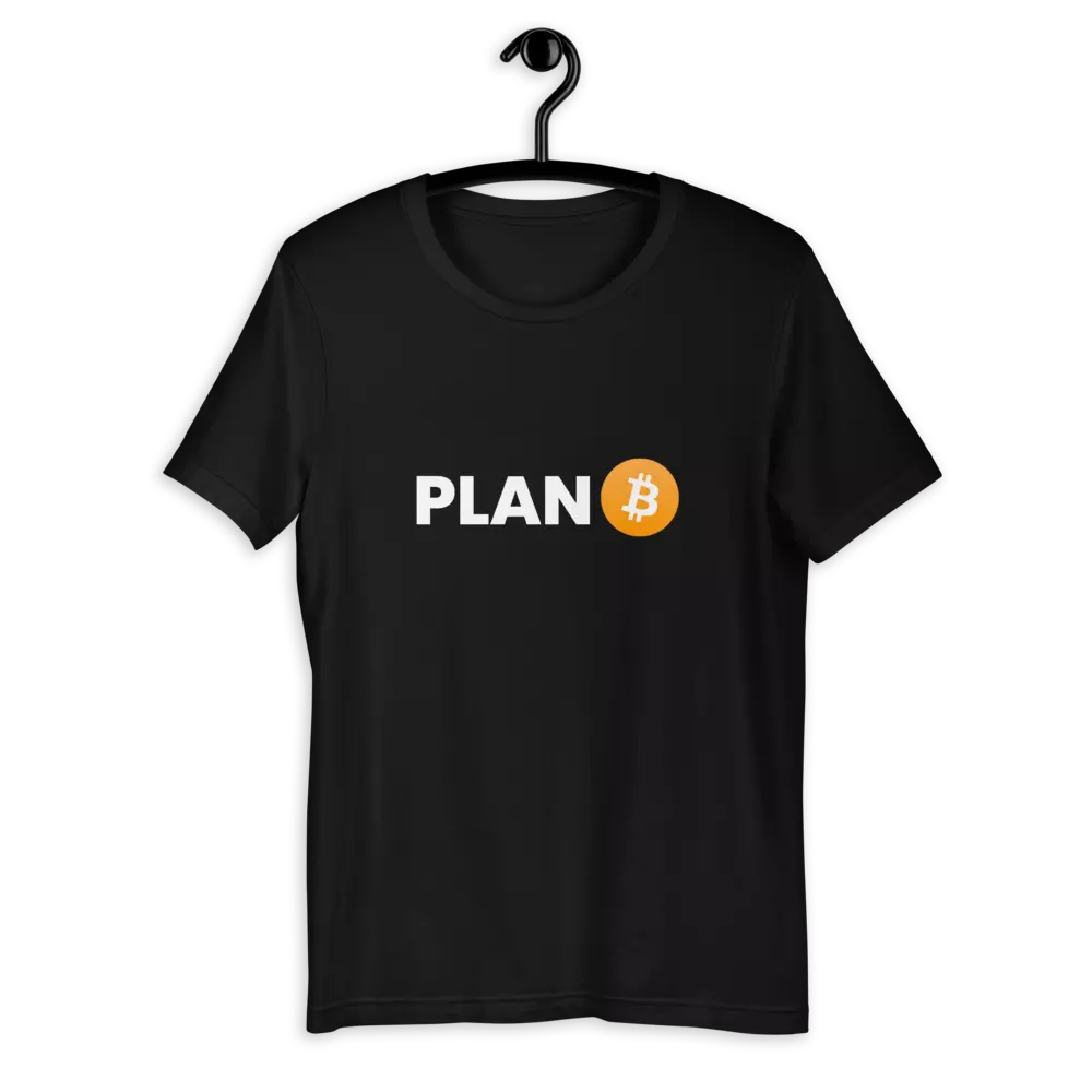 "Plan ₿" Black T-shirt
